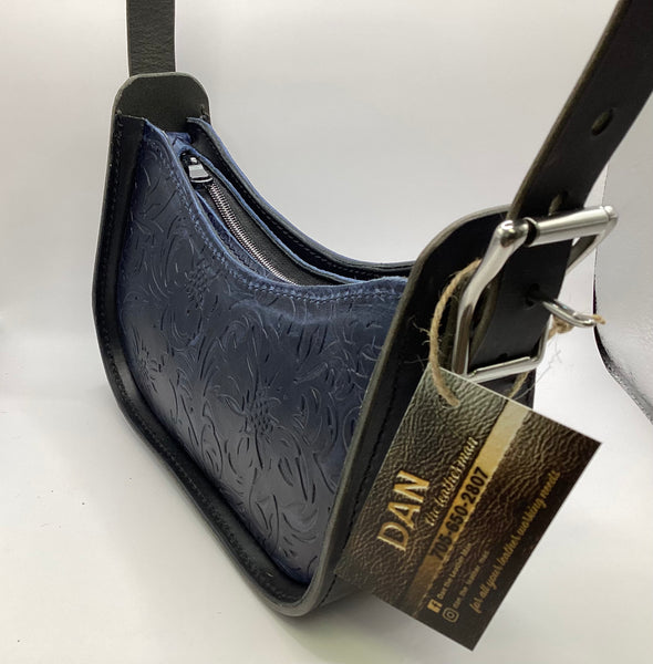Leather hand bag