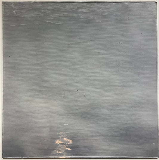 Oceanside Clear Grey Water Glass
