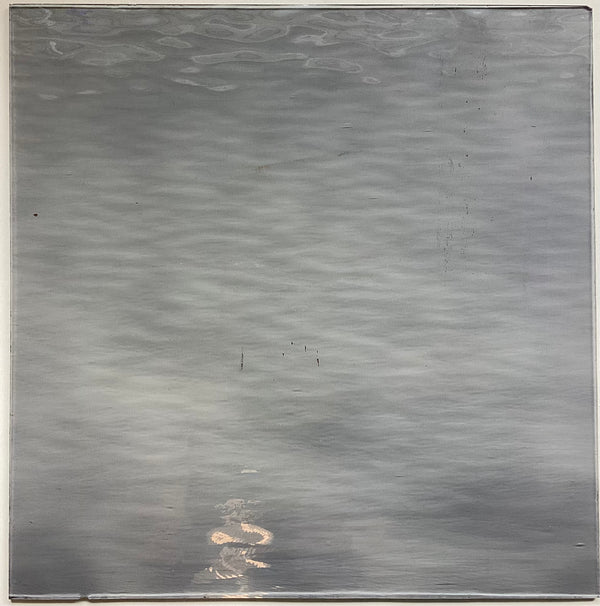 Oceanside Clear Grey Water Glass