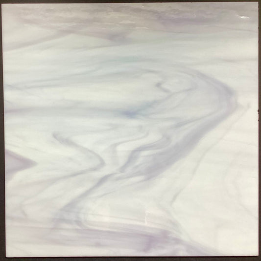 Oceanside White Opal Wispy Purple