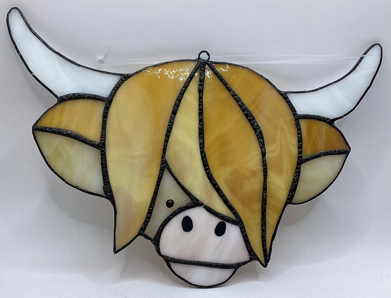 Stained Glass Cow