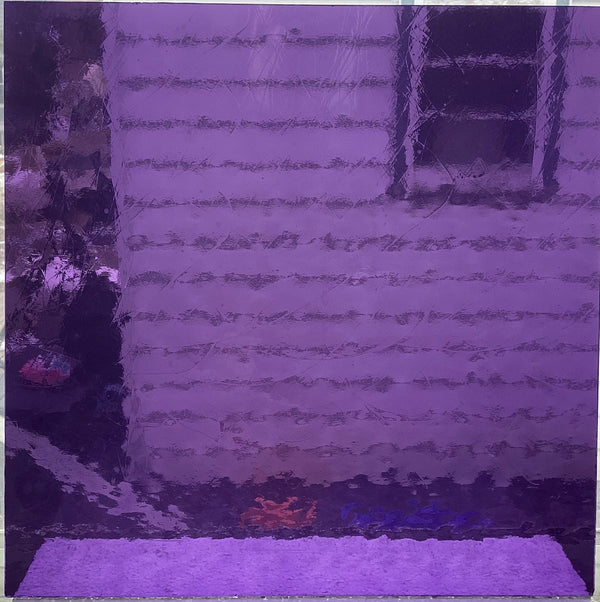 Oceanside Dark Purple Artique Translucent glass