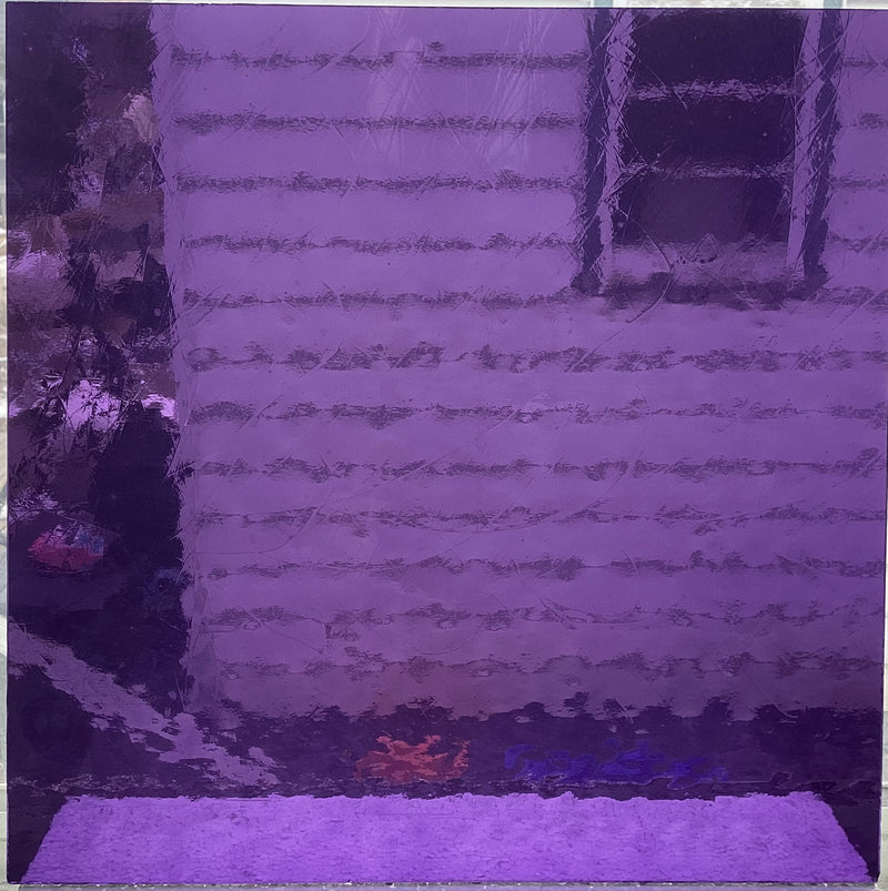 Oceanside Dark Purple Artique Translucent glass