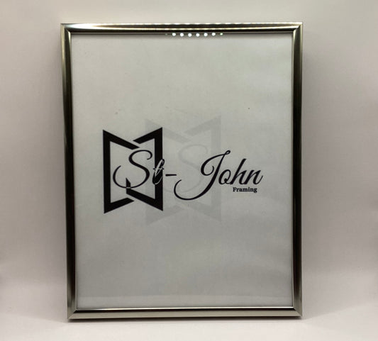 G.St Metal Frame - 8x10 - Silver - Flat Edge - 24810-2