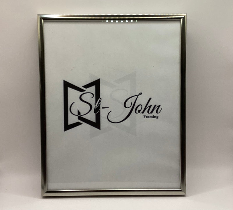 G.St Metal Frame - 8x10 - Silver - Flat Edge - 24810-2