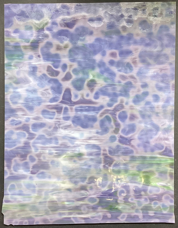 Youghiogheny Oceana Mottled Glass Sheets - Purples