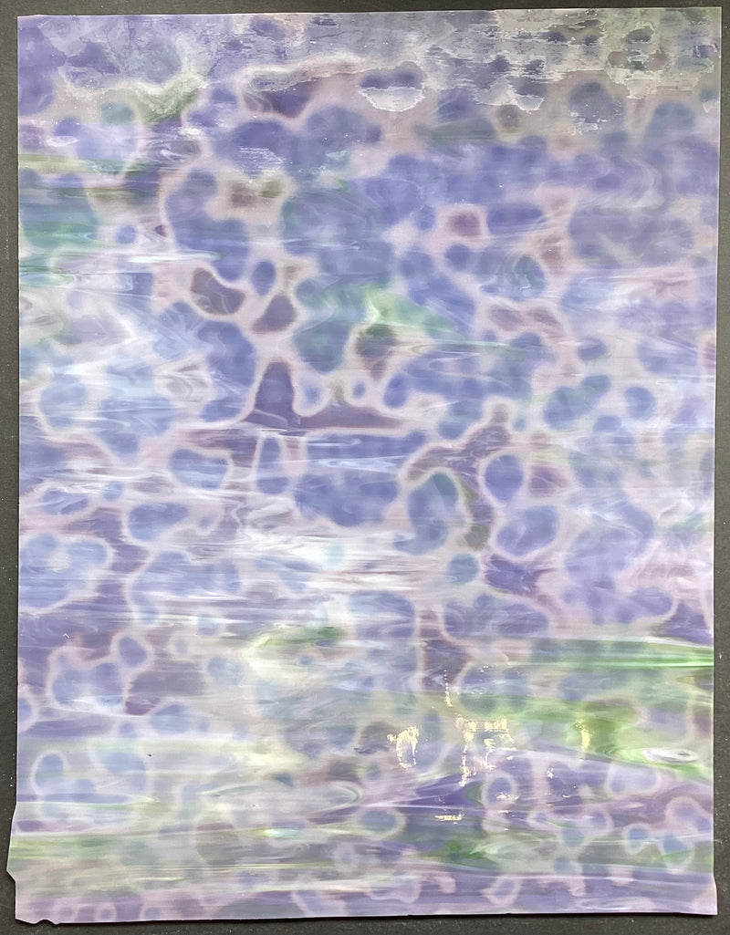 Youghiogheny Oceana Mottled Glass Sheets - Purples