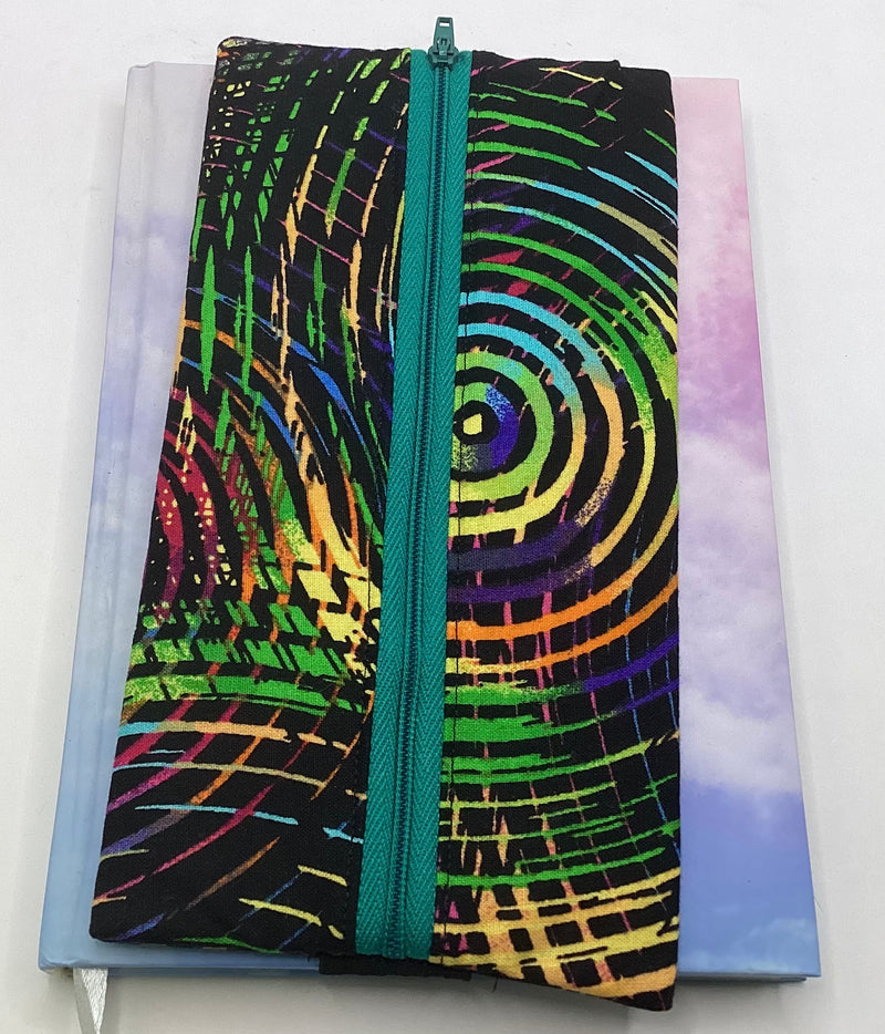 Quilted Zipper Pouch With Book by Solange Lafond