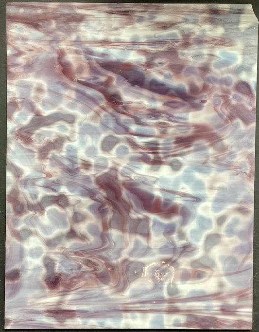 Youghiogheny Oceana Mottled Glass Sheets - Purples