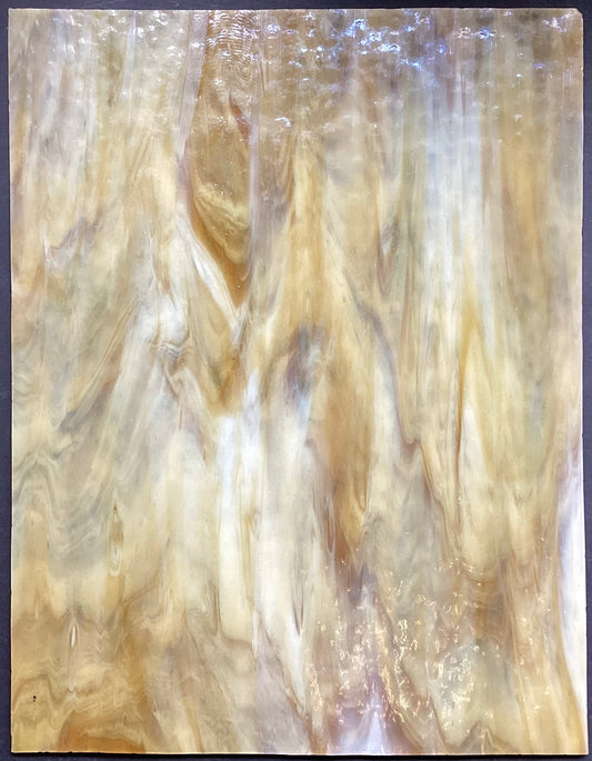 Youghiogheny Yellow Wispy Mottled Glass