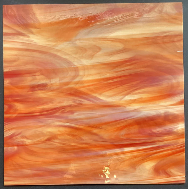 Oceanside Orange Opal Opaque Wispy
