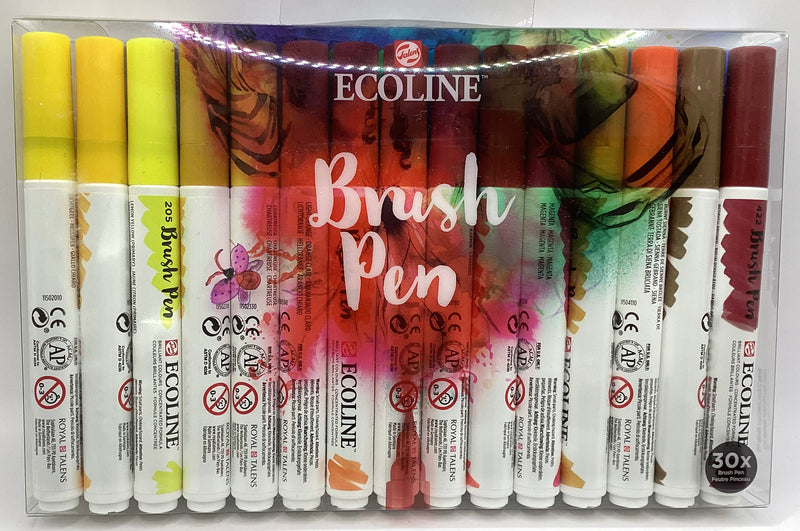 Ecoline Brush-pen Set of 30