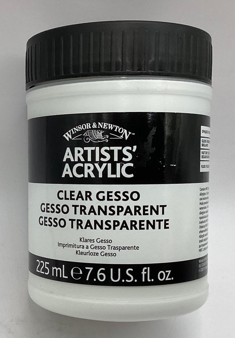 Winsor Newton Clear Gesso 7.6 oz. 225ml Jar