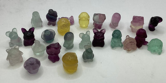 Fluorite Mini Carvings