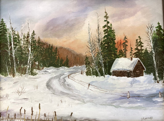 Framed Oil painting by Doreen Rhodes