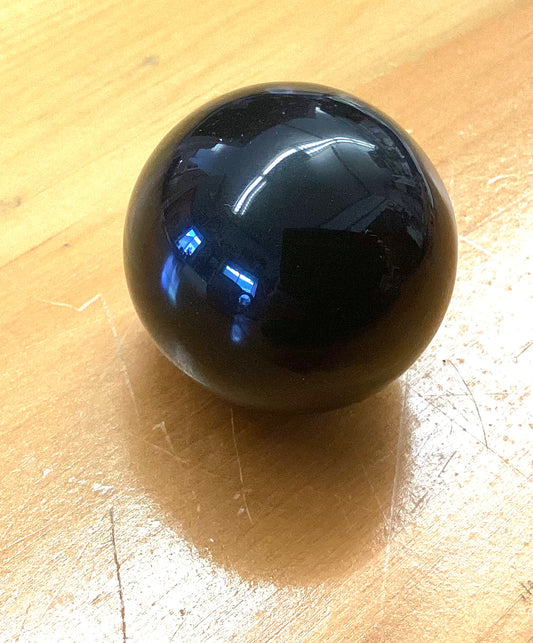 Obsidian sphere small