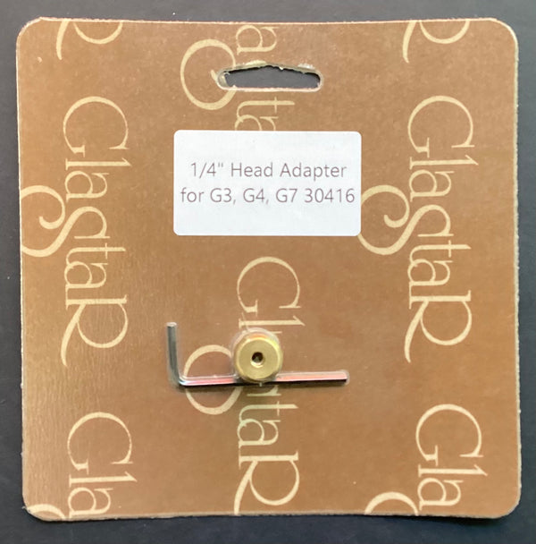 Glastar 1/4” Head Adapter