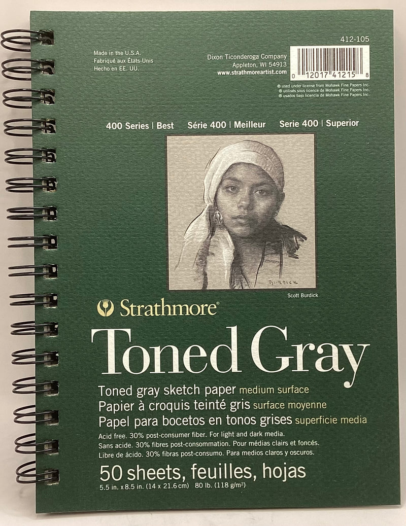 Strathmore Toned Gray Sketch Paper Pad