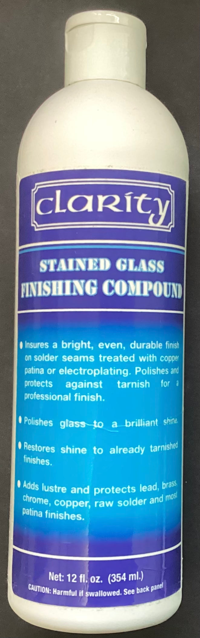 Clarity Stained Glass Finishing Compound