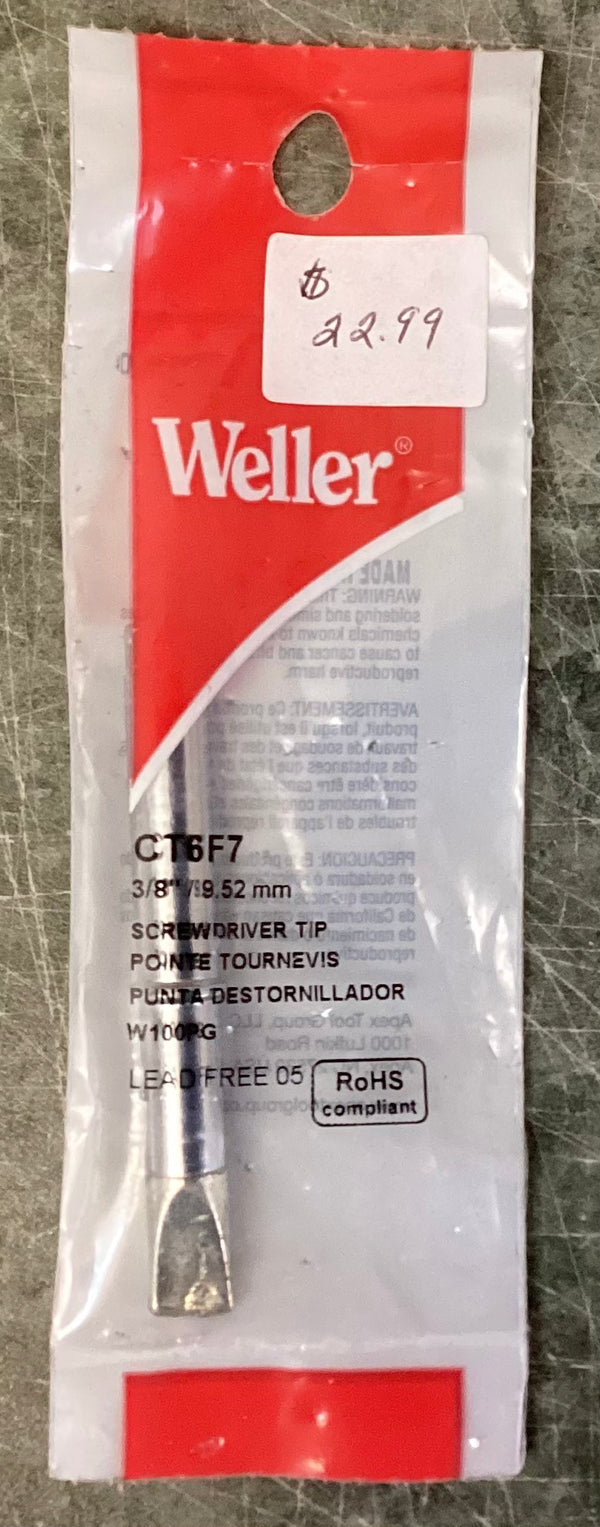 Weller Soldering Iron Screwdriver Tip (CT6F7)