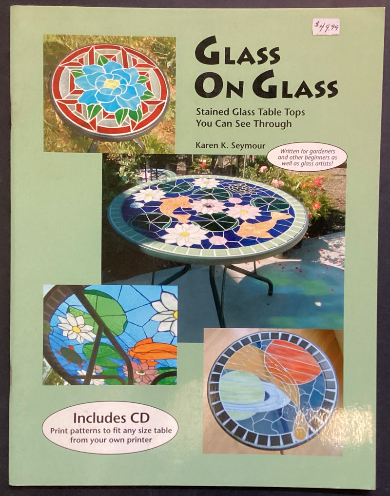 Glass On Glass Stained Glass Table Tops You Can See Through by Karen K. Seymour