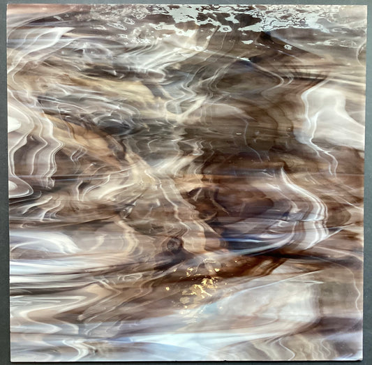 Wissmach White Brown Translucent Wispy CC