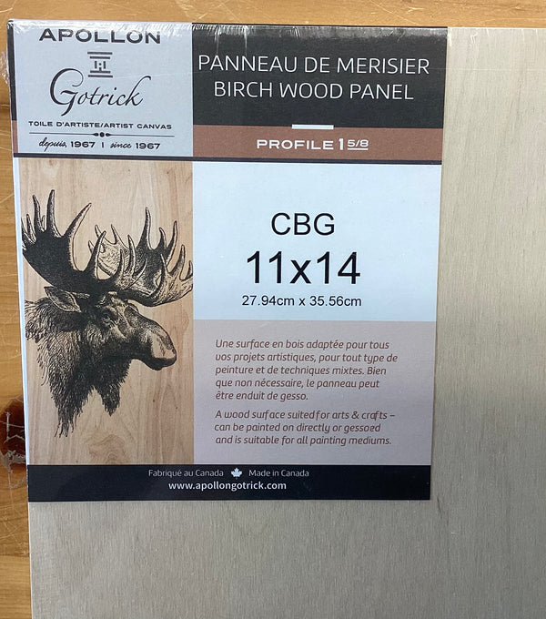 Apollon Gotrick Birch Wood Panels Gallery 1 5/8” Profile