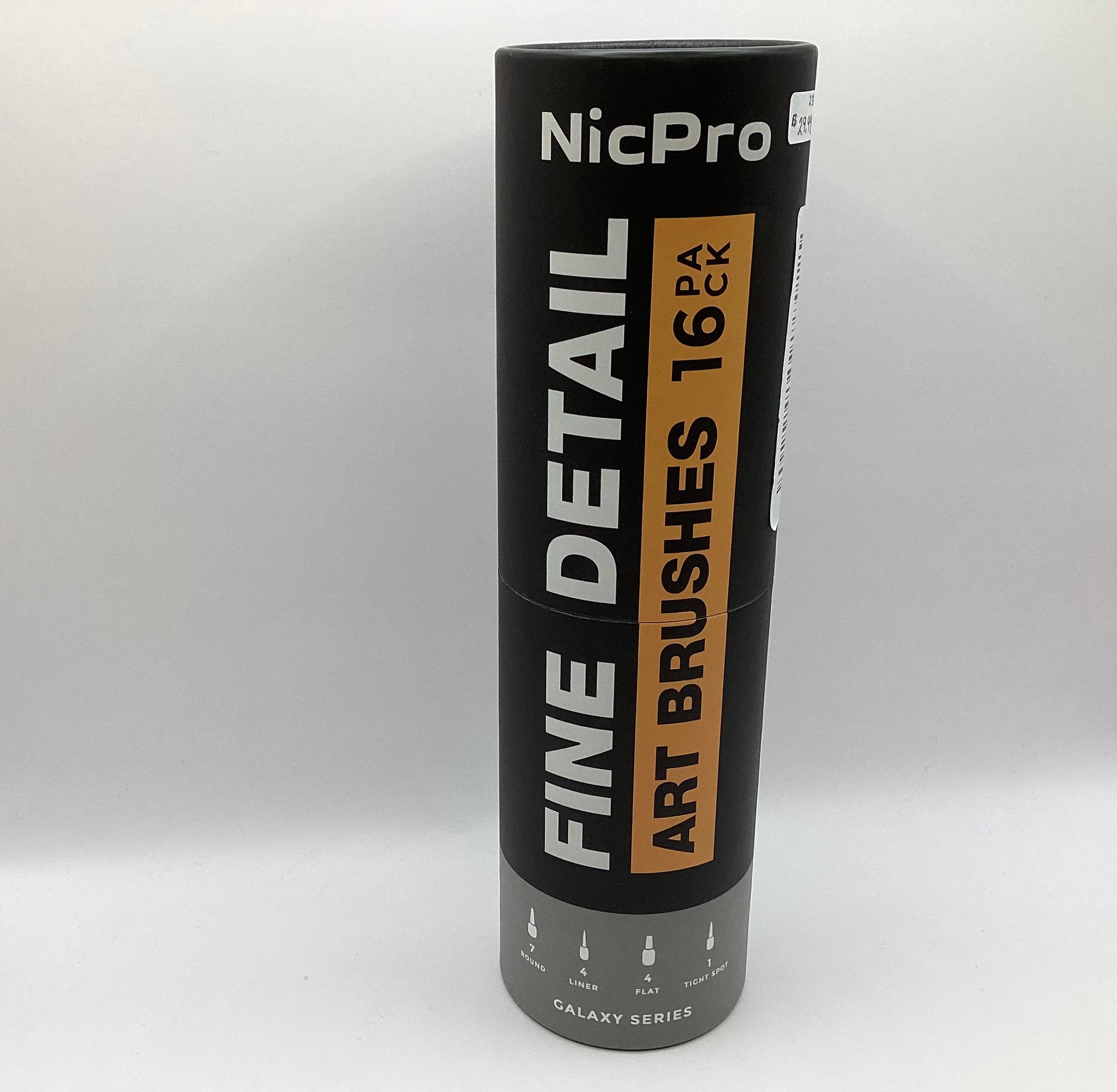 NicPro fine detail art brushes 16 pack