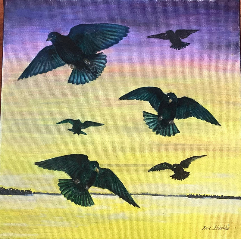 Which Way, oil painting by Iris