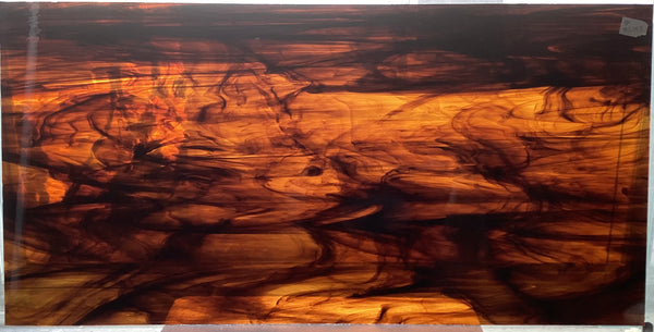 Oceanside Brown Gold Wispy Semi-Translucent (411-15S)
