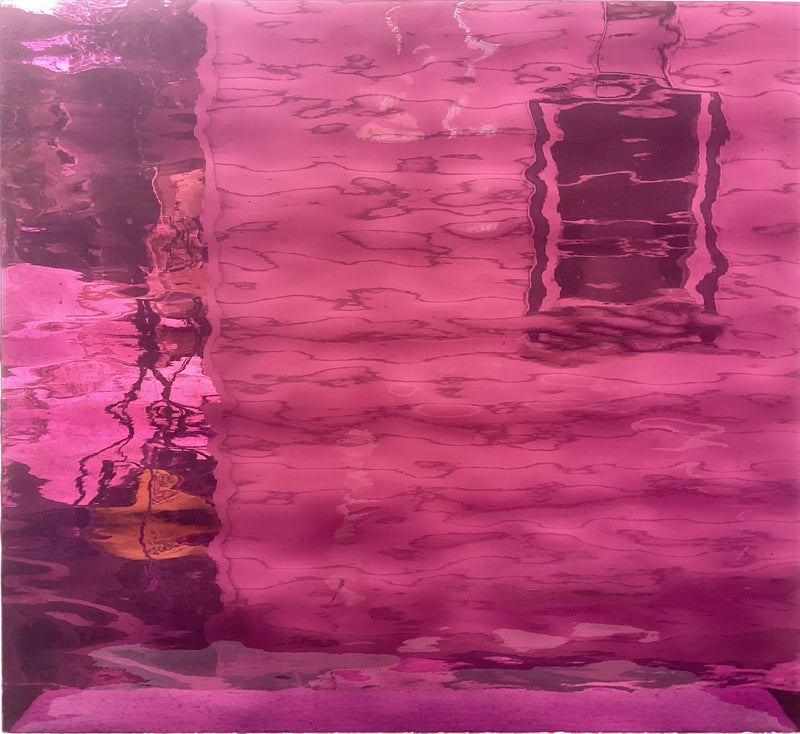 Oceanside Dark Purple Water Glass