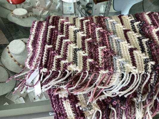 Slantwise baby/lap blanket