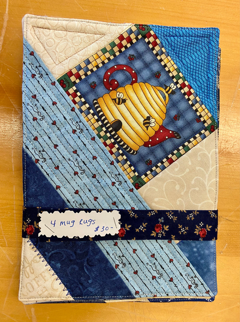 4 Quilted Mug Rugs
