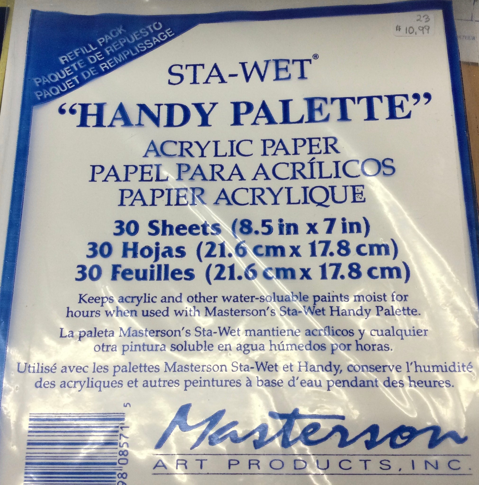 Masterson Sta-Wet Acrylic Paper Refill Pack