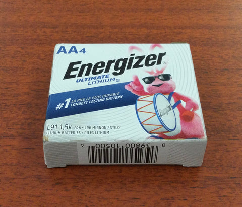 Energizer Ultimate Lithium AA 4 pkg