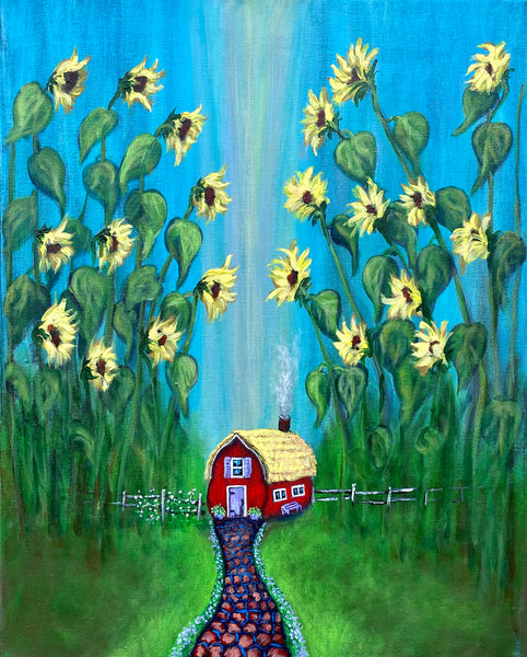 “Little House” Series of Paintings by Bryan Rooney