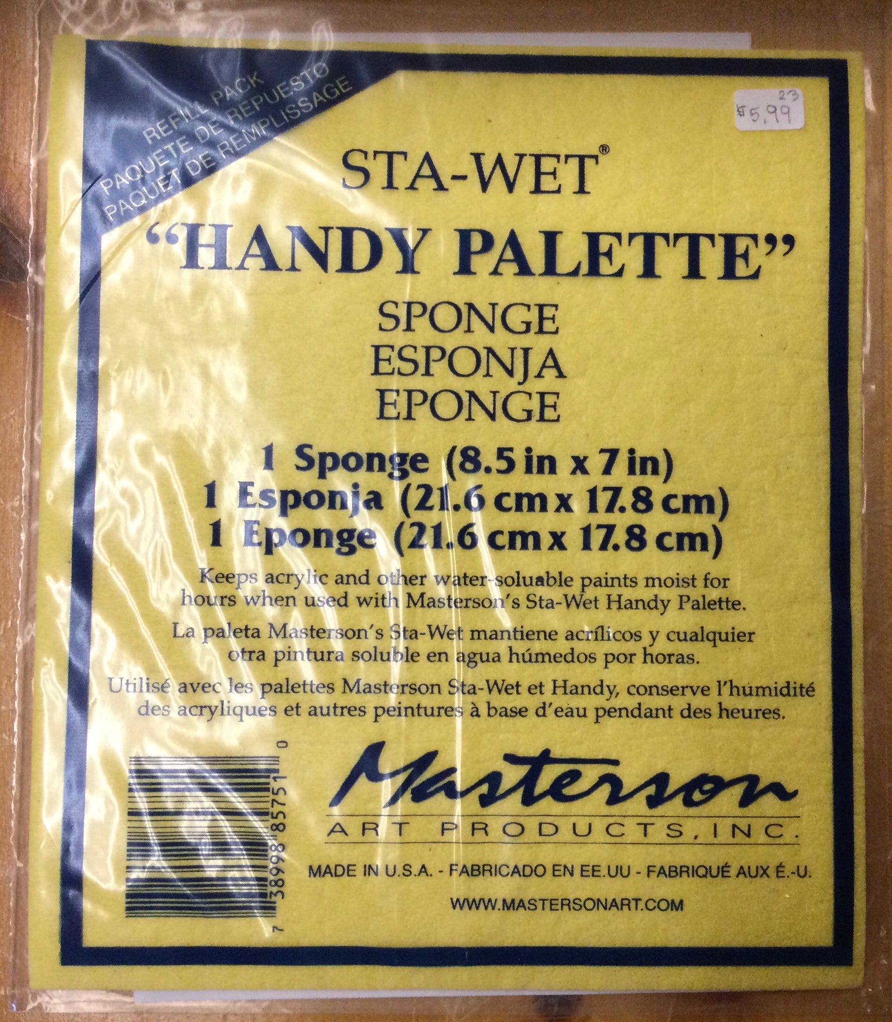 STA-WET Handy Palette Sponge