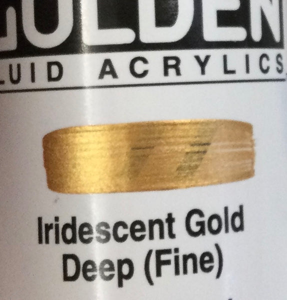 Golden Iridescent colours (Fine) Fluid Acrylics