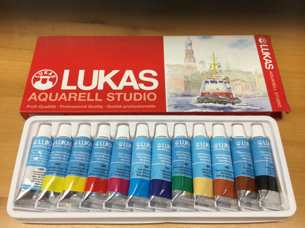 Lukas Aquarell studio tubs