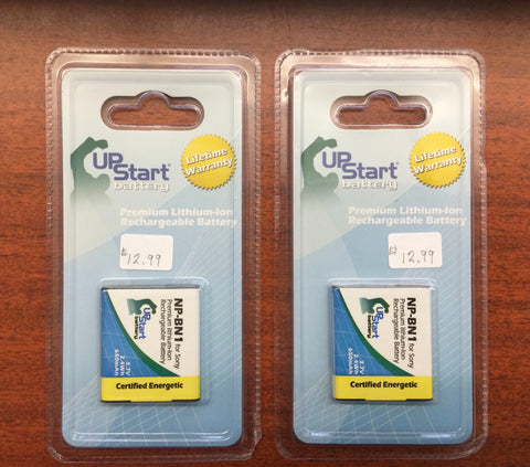 Up start battery NP-BN1 3.7v for Sony