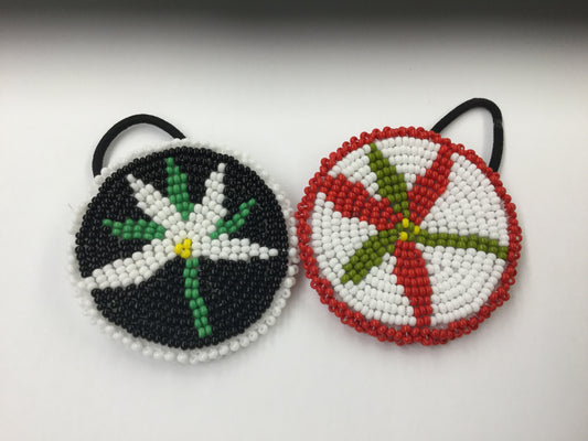 Beaded Hair Accessory - Hair Tie by Linda Mackewn-Almost