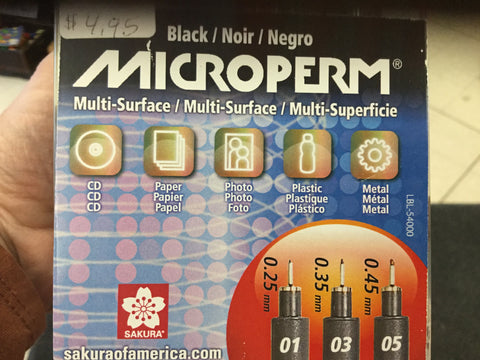 Microperm  multi-surface  Alcohol pens