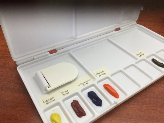 Foldable w/c palette