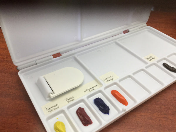 Foldable w/c palette