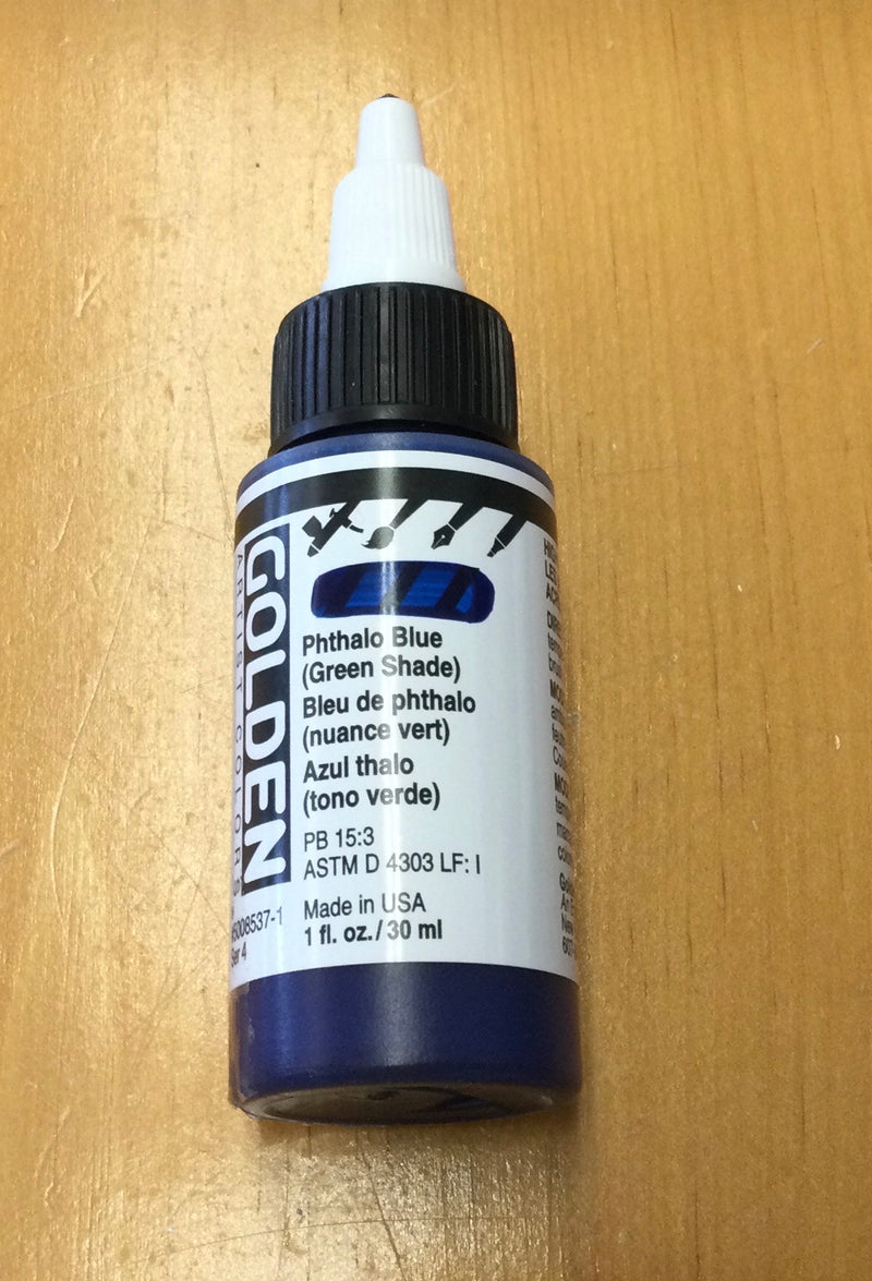 Golden High Flow Acrylics Singles 1fl oz to 4 fl oz