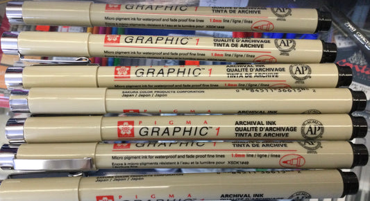 Sakura - Pigma Micron, Brush and Graphic pens