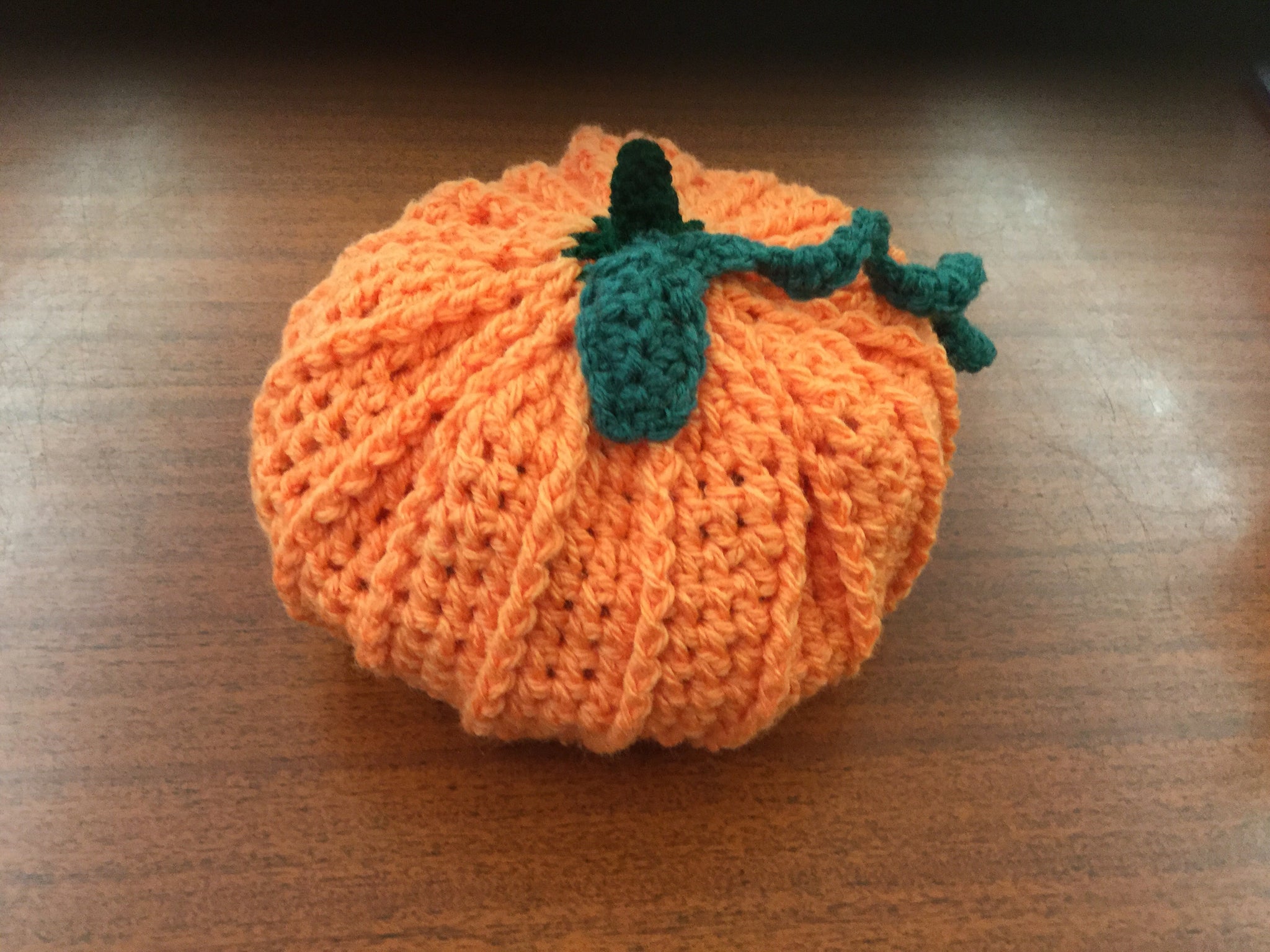 Pumpkin hat 6 month and over