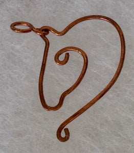Wire Horse Head pendant