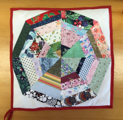 Quilted Pot Holders 9” to 10 1/2