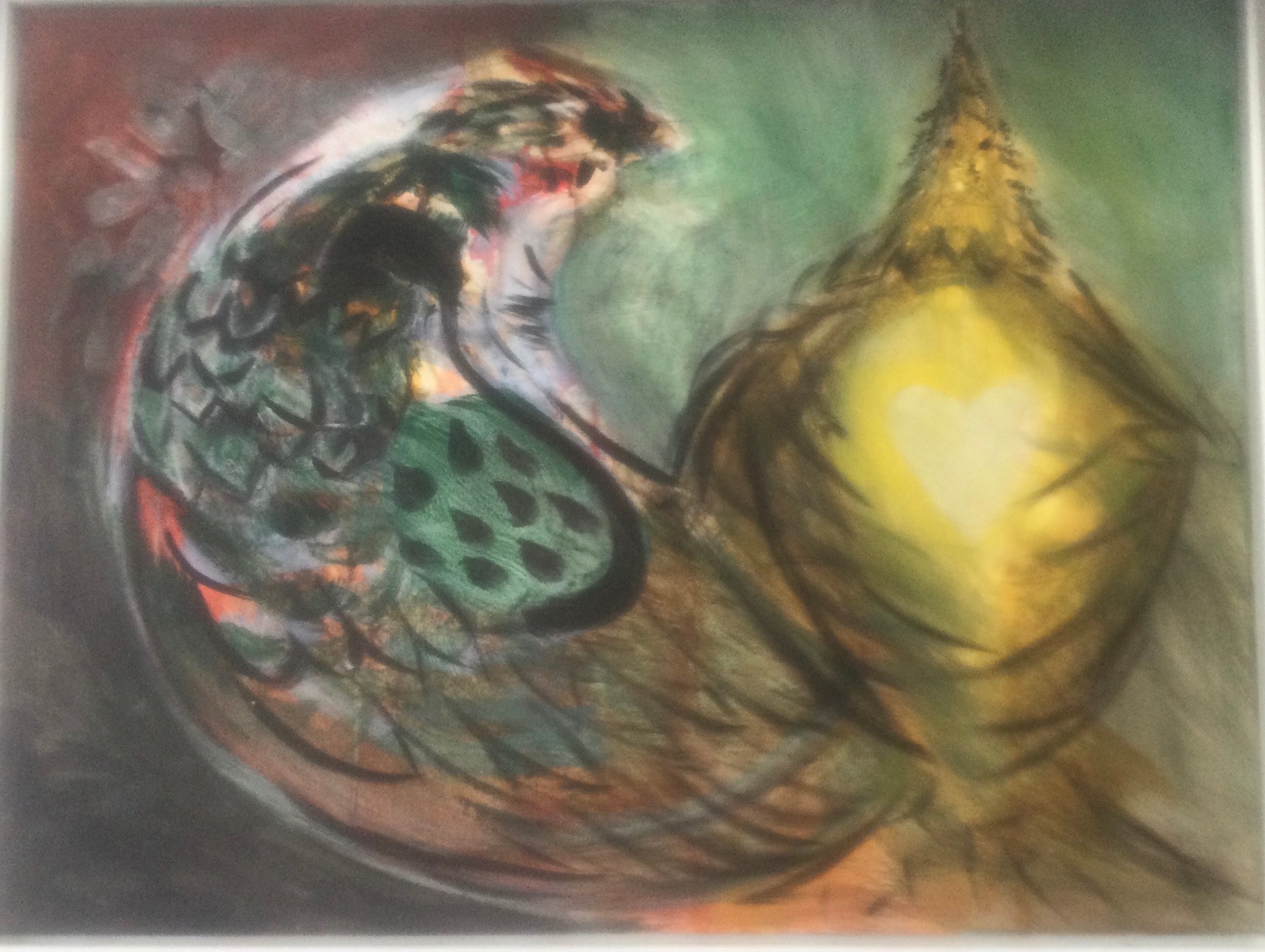 Grouse and Heart by Bruce Cull